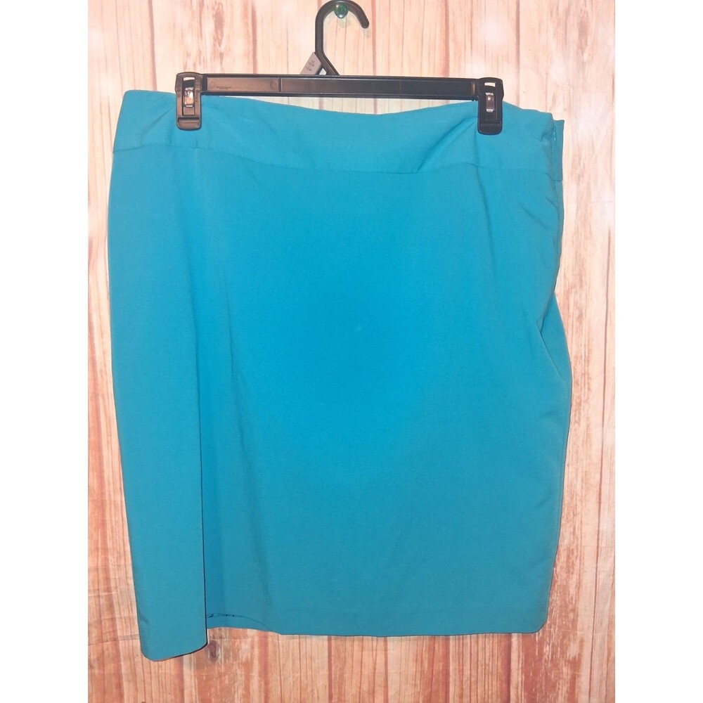 Liz Claiborne Teal Skirt Sz 18